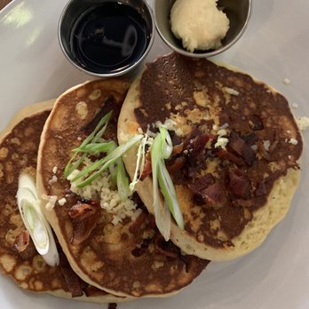 Silver Queen Cafe - Cheddar bacon pancakes - Breakfast & Brunch Near Me - Baltimore, Maryland Silver Queen Cafe - Cheddar bacon pancakes - Breakfast & Brunch Near Me - Baltimore, Maryland