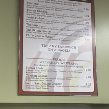 Bagel Cafe - Sandwich menu - Bagels Near Me - Pawleys Island, South Carolina