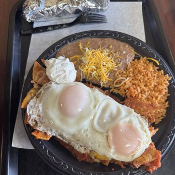 El Ranchito Taco Shop - Chilaquiles with eggs - Mexican Near Me - Murrieta, California