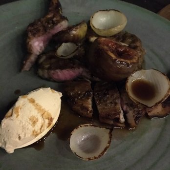 MoVida Aqui - Costilla de Cerdo - Chargrilled Kurobuta pork cutlet with figs & caramelised yoghurt - Tapas/Small Plates Near Me - Melbourne, VIC MoVida Aqui - Costilla de Cerdo - Chargrilled Kurobuta pork cutlet with figs & caramelised yoghurt - Tapas/Small Plates Near Me - Melbourne, VIC