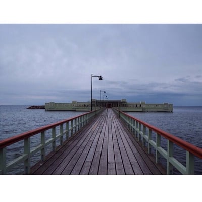 Ribersborgs open-air bath by null