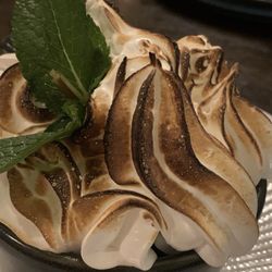 The Yellow Heifer - Raspberry ruffle baked Alaska