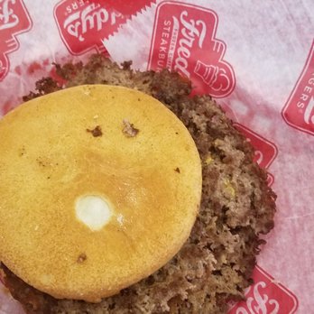 Freddy's Frozen Custard & Steakburgers - If you hold it up you can see light thru the patty"s. - Burgers Near Me - Euless, Texas