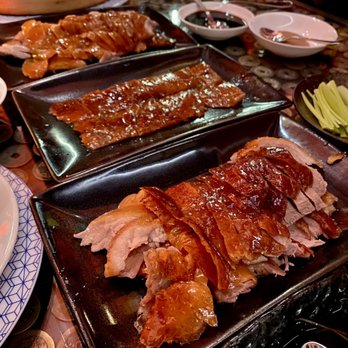 Mott 32 - Apple Wood Roasted 42 Days Peking Duck "Signature Mott 32 Cut" - Chinese Near Me - Las Vegas, Nevada Mott 32 - Apple Wood Roasted 42 Days Peking Duck "Signature Mott 32 Cut" - Chinese Near Me - Las Vegas, Nevada