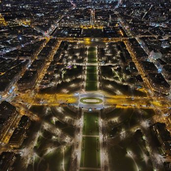 La Tour Eiffel - One of the sides of the Summit level - Landmarks & Historical Buildings Near Me - Paris, 75