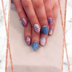 Nails and Spa Club - Dip powder with tips and designs