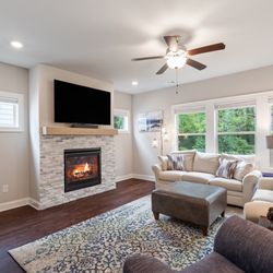 Real Estate Photos Atlanta - We capture interiors and edit the TV screens, add fires, and ensure views can be seen through windows