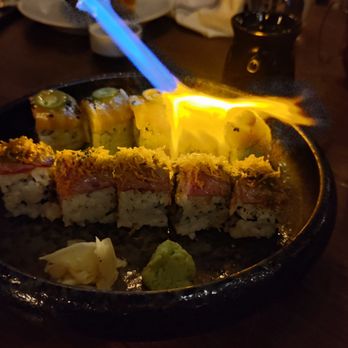 Catch - Wagyu Surf & Turf Roll (front) and Catch Roll (back) - Seafood Near Me - Las Vegas, Nevada