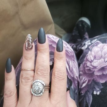 Smiley Nails - Love my nails. The design is beautiful and they were affordable and nice. Recommend! - Nail Salons Near Me - San Bernardino, California