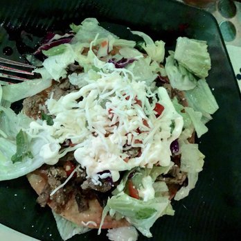 Tio's Tacos - Tostada w/carne asada.  It was on special, great for the price - Mexican Near Me - Riverside, California