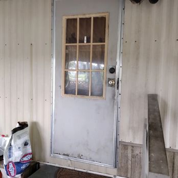 Outlaw Handyman Services - Old door while it was still in place. - Handyman Near Me Outlaw Handyman Services - Old door while it was still in place. - Handyman Near Me