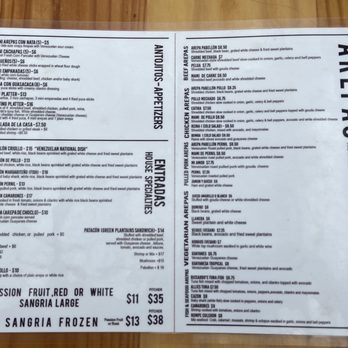 Arepas Cafe - Menu - Venezuelan Near Me - Astoria, New York