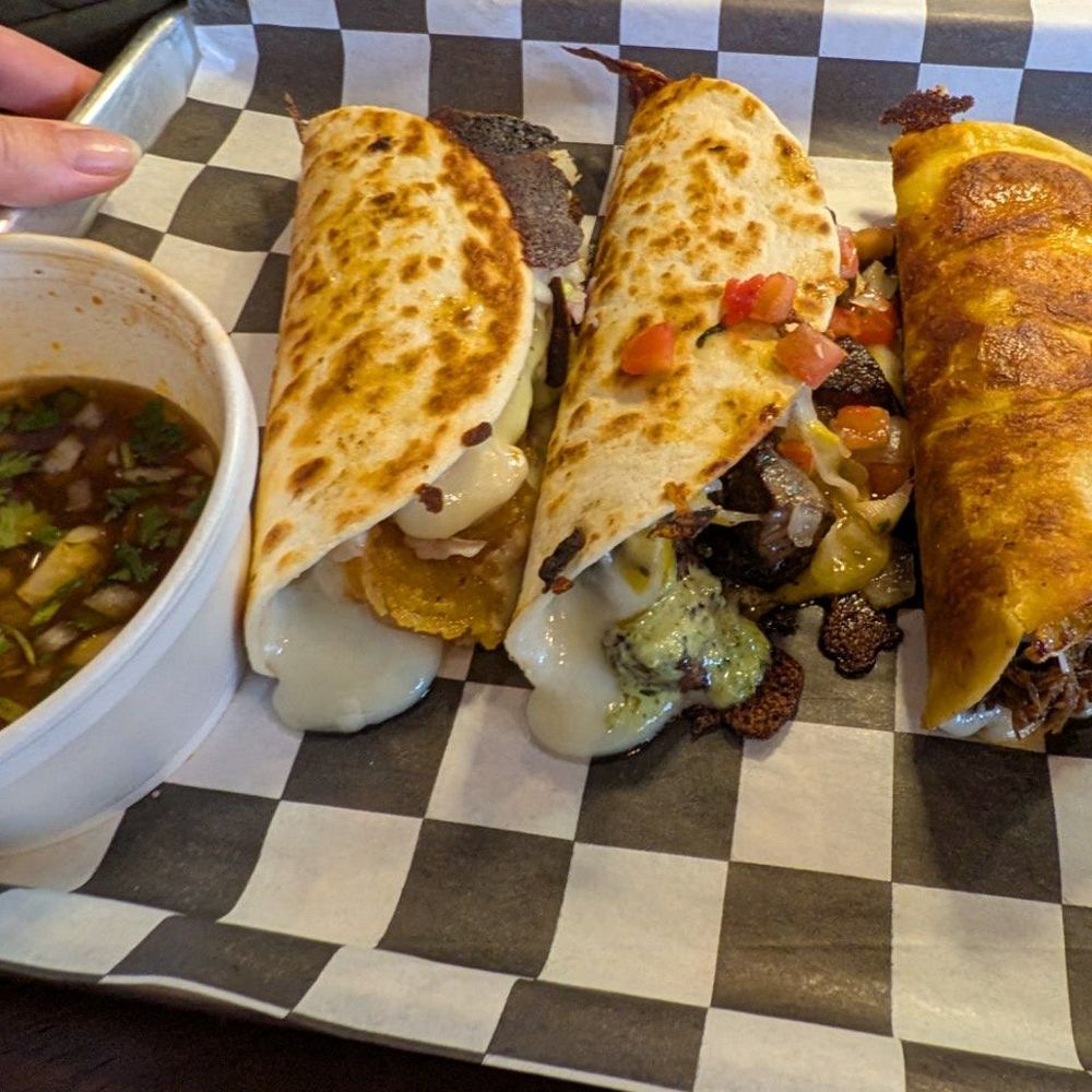 Taco Chinoz & Bar - I tried the shrimp, birria, and carne asada tacos! They were all amazing! - Mexican Near Me - Sterling, Virginia Taco Chinoz & Bar - I tried the shrimp, birria, and carne asada tacos! They were all amazing! - Mexican Near Me - Sterling, Virginia