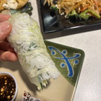 Pho Quan Viet Cuisine - Veggie roll.   Noodles inside.   Very good - Vietnamese Near Me - Columbia, Missouri