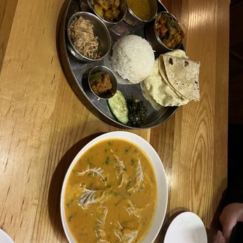 Little Tibet Madison - Vegetable thali and mushroom and paneer momo - Himalayan/Nepalese Near Me - Madison, Wisconsin Little Tibet Madison - Vegetable thali and mushroom and paneer momo - Himalayan/Nepalese Near Me - Madison, Wisconsin