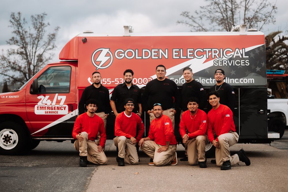 Slide of Golden Electrical Services