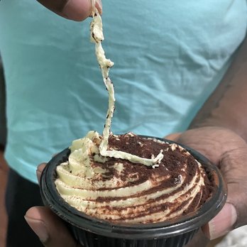 Cousin John's Cafe & Bakery - Plastic in tiramisu - Bakeries Near Me - Brooklyn, New York Cousin John's Cafe & Bakery - Plastic in tiramisu - Bakeries Near Me - Brooklyn, New York