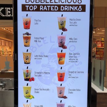 Bubblelicious - a menu for bubblelicious drinks - Bubble Tea Near Me - Greendale, Wisconsin