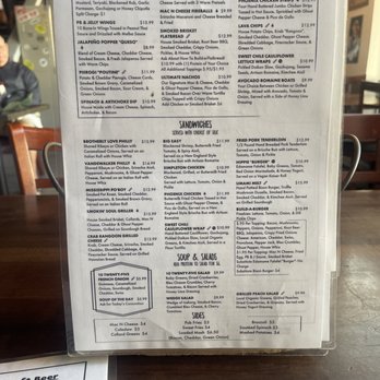 10 Twenty five - Menu 3/3/21 - Gastropubs Near Me - Fort Myers, Florida