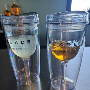 Blade Lounge West - Departure beverages in sippy cups! - Airport Lounges Near Me - New York, New York