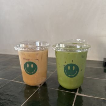 Happy Coffee Club - Maple latte and lavender/vanilla matcha - Coffee & Tea Near Me - San Clemente, California Happy Coffee Club - Maple latte and lavender/vanilla matcha - Coffee & Tea Near Me - San Clemente, California