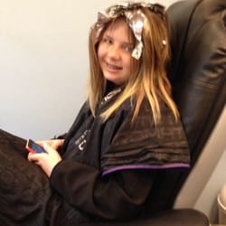Bombshells Salon Knox - Enjoying a day with Zoe @bombshells #highlights