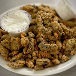 Bourbon Street Deli - Fried mushroom pieces. Hand-battered.