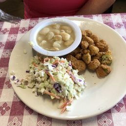 a plate of food with a bowl of soup a plate of food with a bowl of soup