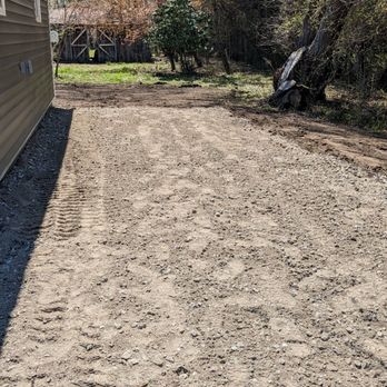 Mackley Excavating - Stone Crete landing pad for our NuCamp Trailer! - Excavation Services Near Me