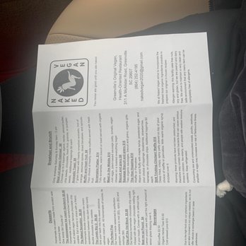 Naked Vegan - To-go Menu - Vegan Near Me - Greenville, South Carolina Naked Vegan - To-go Menu - Vegan Near Me - Greenville, South Carolina