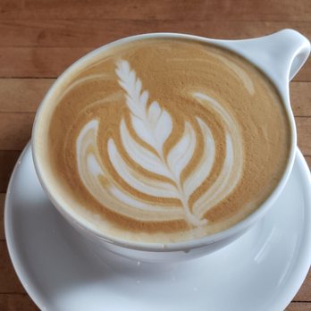 Presta Coffee Roasters - Latte.. Ok when I added some sugar, but smooth - Coffee Roasteries Near Me - Tucson, Arizona