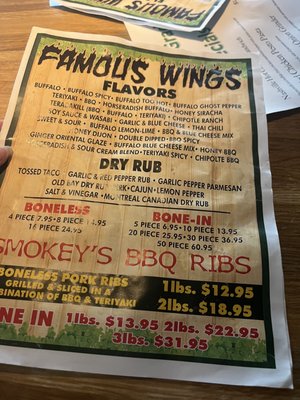 Menu photo 2 Smokey O'gradys East Lyme, CT