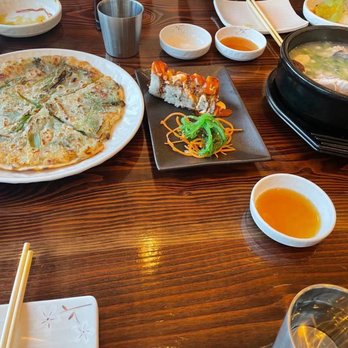 DAWA Korean Restaurant - Seafood pancake; sushi - Korean Near Me - West Haven, Connecticut