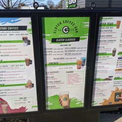 Clutch Coffee Bar - Menu
