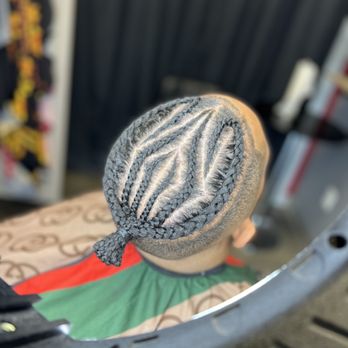 The Recipe Barber Studio - I also braid natural hair this is called the man bun service or "braids with fades" ..... - Barbers Near Me - Riverside, California The Recipe Barber Studio - I also braid natural hair this is called the man bun service or "braids with fades" ..... - Barbers Near Me - Riverside, California