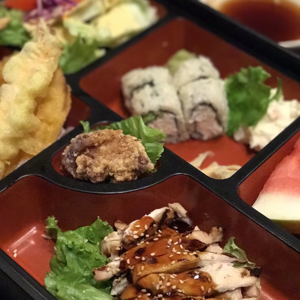 Yosuke Sushi - B Special with Shrimp Tempura and Chicken Teriyaki - Japanese Near Me - Anaheim, California Yosuke Sushi - B Special with Shrimp Tempura and Chicken Teriyaki - Japanese Near Me - Anaheim, California