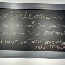 Brideau’s Apparel and Gifts - Announcement board