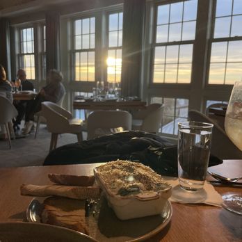 Pescado - Squash gratin (delicious) and the view from our table - American Near Me - Rosemary Beach, Florida