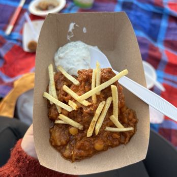Queens Night Market - crispy rice with beef and tzatziki - Food Stands Near Me - Corona, New York Queens Night Market - crispy rice with beef and tzatziki - Food Stands Near Me - Corona, New York