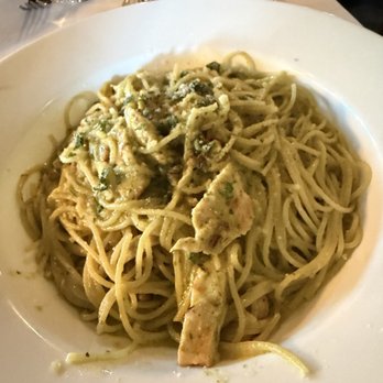 Trattoria Romana - Spaghetti Genovese with grilled chicken - Italian Near Me - Lincoln, Rhode Island