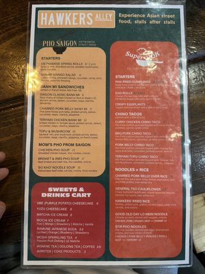 Menu photo 3 Hawkers Alley Cincinnati, OH