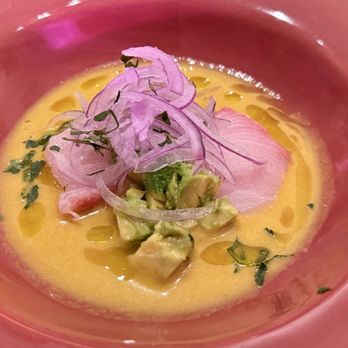 The Hummingbird - Second Course - Yellowtail Ceviche - Peruvian Near Me - Los Angeles, California The Hummingbird - Second Course - Yellowtail Ceviche - Peruvian Near Me - Los Angeles, California