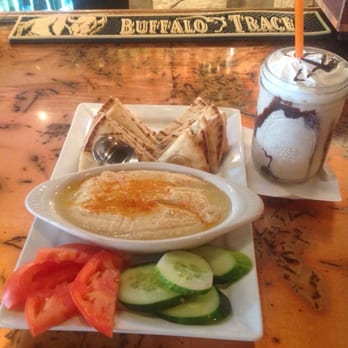 Label Restaurant - Hummus and an adult milkshake!! Yummy!!! - Sushi Bars Near Me - Johnson City, Tennessee