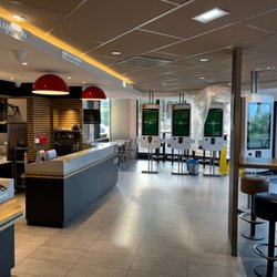 McDonald's - Monday morning around 8 am only coffee and pastries are available.