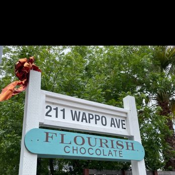 Flourish Chocolate - The roadside sign. - Chocolatiers & Shops Near Me - Calistoga, California Flourish Chocolate - The roadside sign. - Chocolatiers & Shops Near Me - Calistoga, California