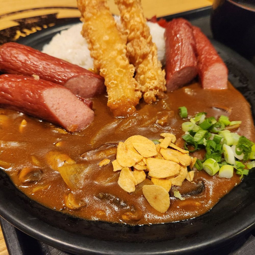 ABIKO CURRY - Mushroom curry with shrimp and sausage - Japanese Near Me - Palisades Park, New Jersey