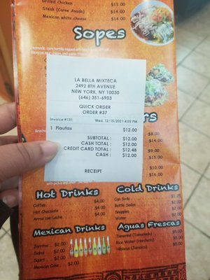 La Bella Mixteca Taqueria & Mexican Grill by null