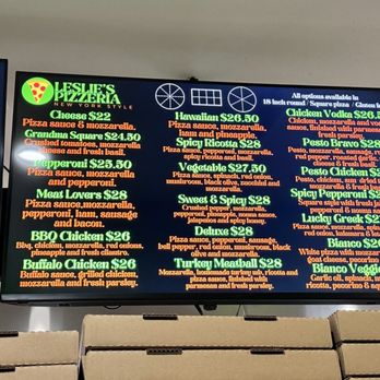 Leslie’s Pizzeria - Menu - Pizza Near Me - Downey, California Leslie’s Pizzeria - Menu - Pizza Near Me - Downey, California