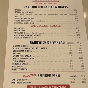 Kossar's Bagels & Bialys - Breakfast & Brunch Near Me - New York, New York Kossar's Bagels & Bialys - Breakfast & Brunch Near Me - New York, New York