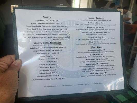 Menu photo 8 Green Hill Diner Morgantown, IN
